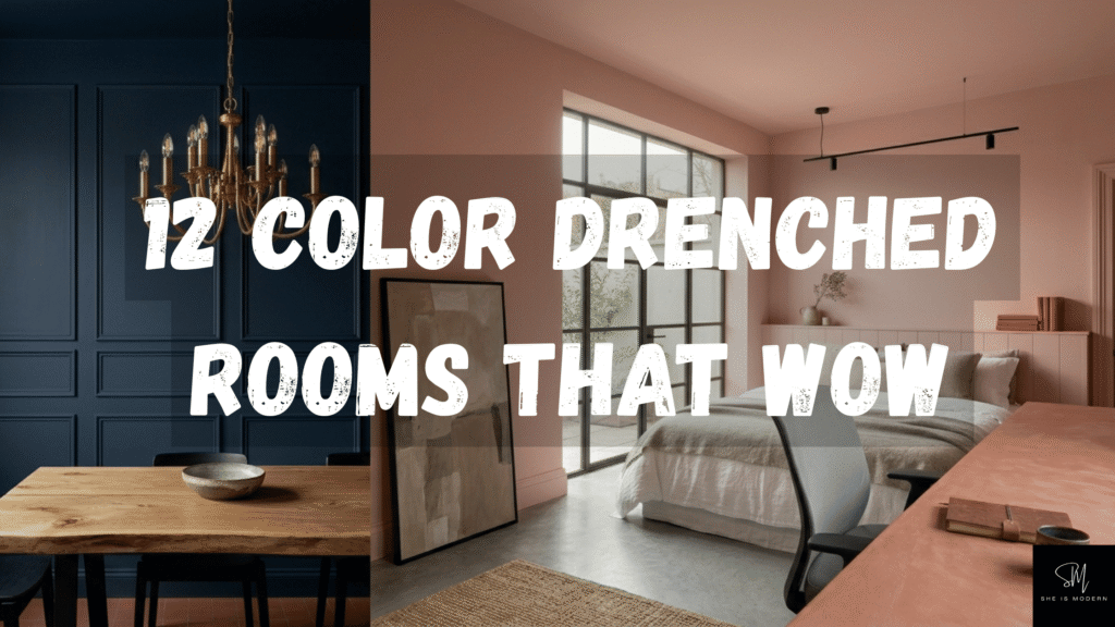 12 Color Drenched Rooms That Wow