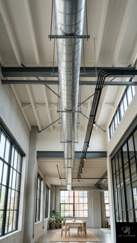 Exposed Mechanical Ductwork