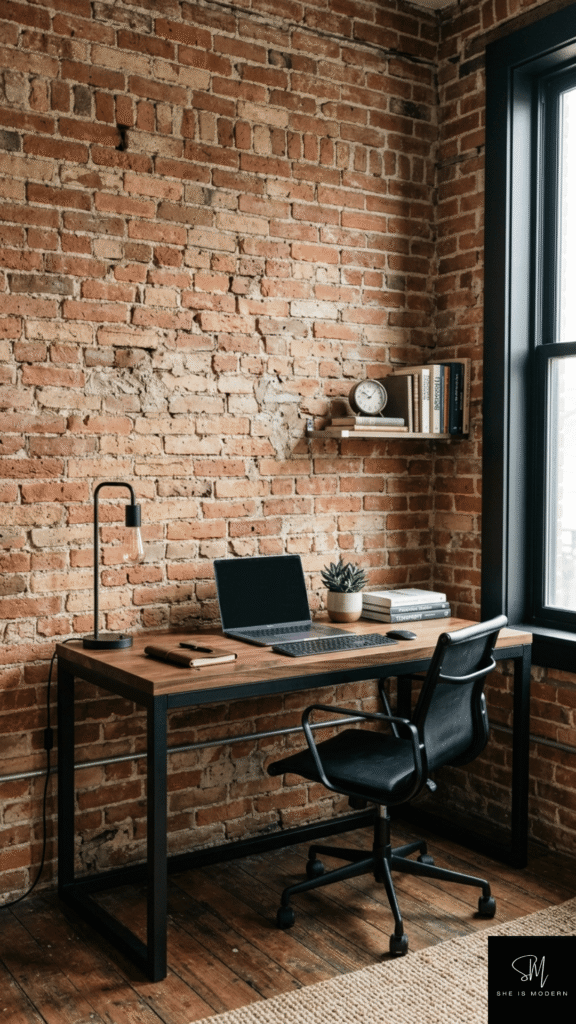 Visible Brick Accent Walls