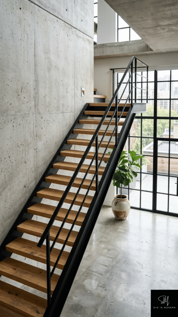 Minimalist Steel Staircases