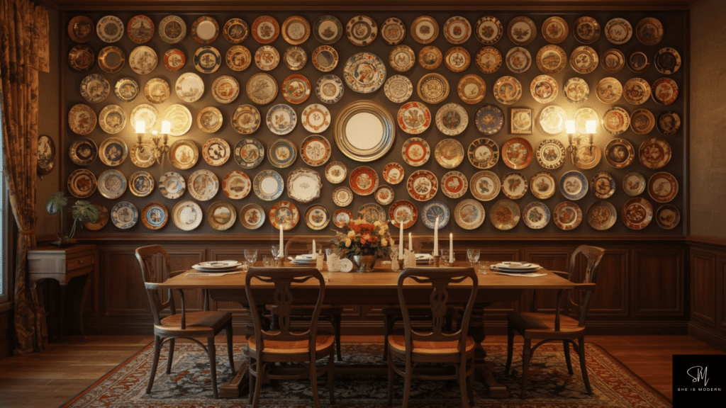 Antique Plate Wall Ideas That Impress
