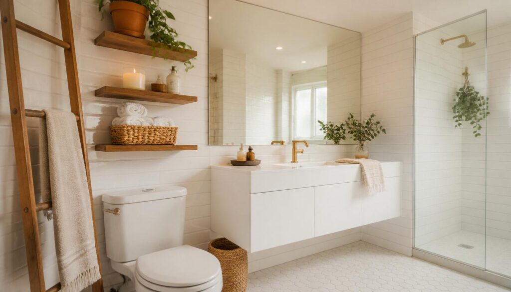 Space Saving Decor for Tiny Bathrooms