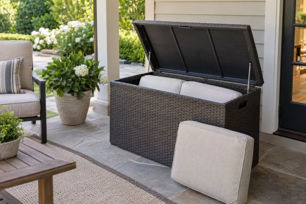How to Store Outdoor Cushions After Rain and Before Winter